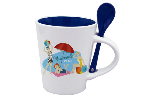 MUG CUILLERE BLANC INT. BLEU-MAPLA3