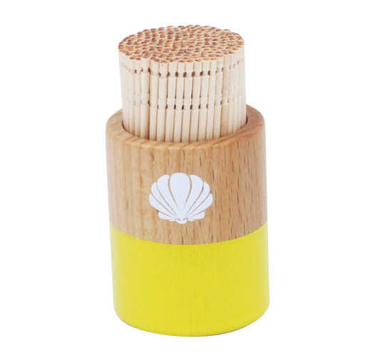 POT A CURE DENT JAUNE POEMA