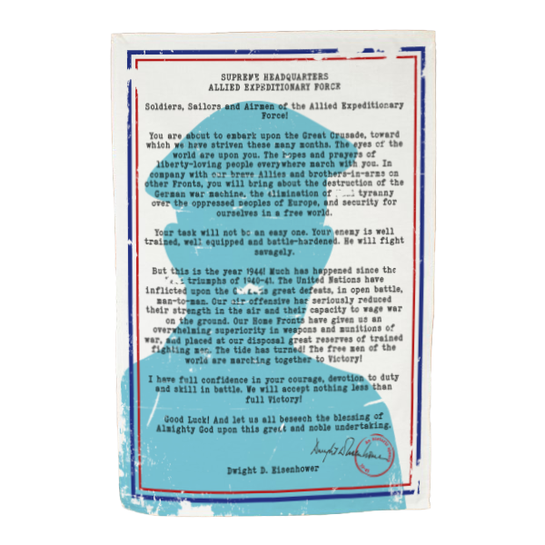 TORCHON SILHOUETTE EISENHOWER