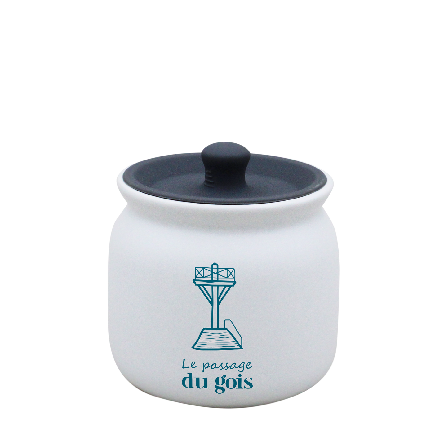 POT BLANC PM COUV. SILICONE GRIS - SPE PETITES CAGNIOTTES PASSAGE DU GOIS
