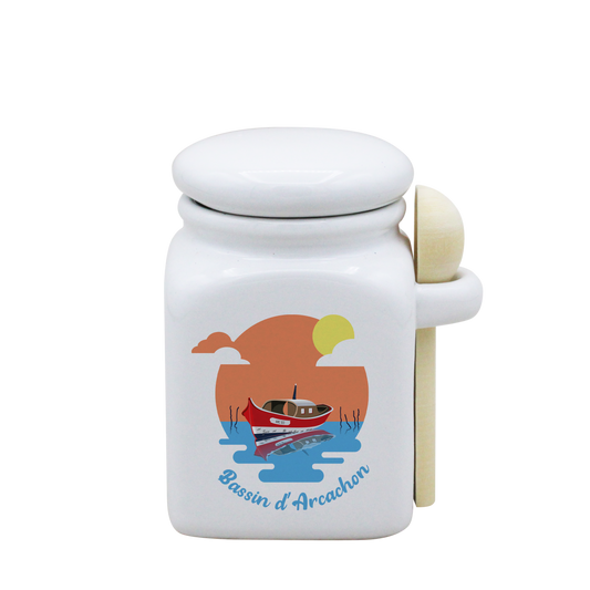 POT BLANC PM COUV. BLANC+CUIL. BOIS-BASSINPI