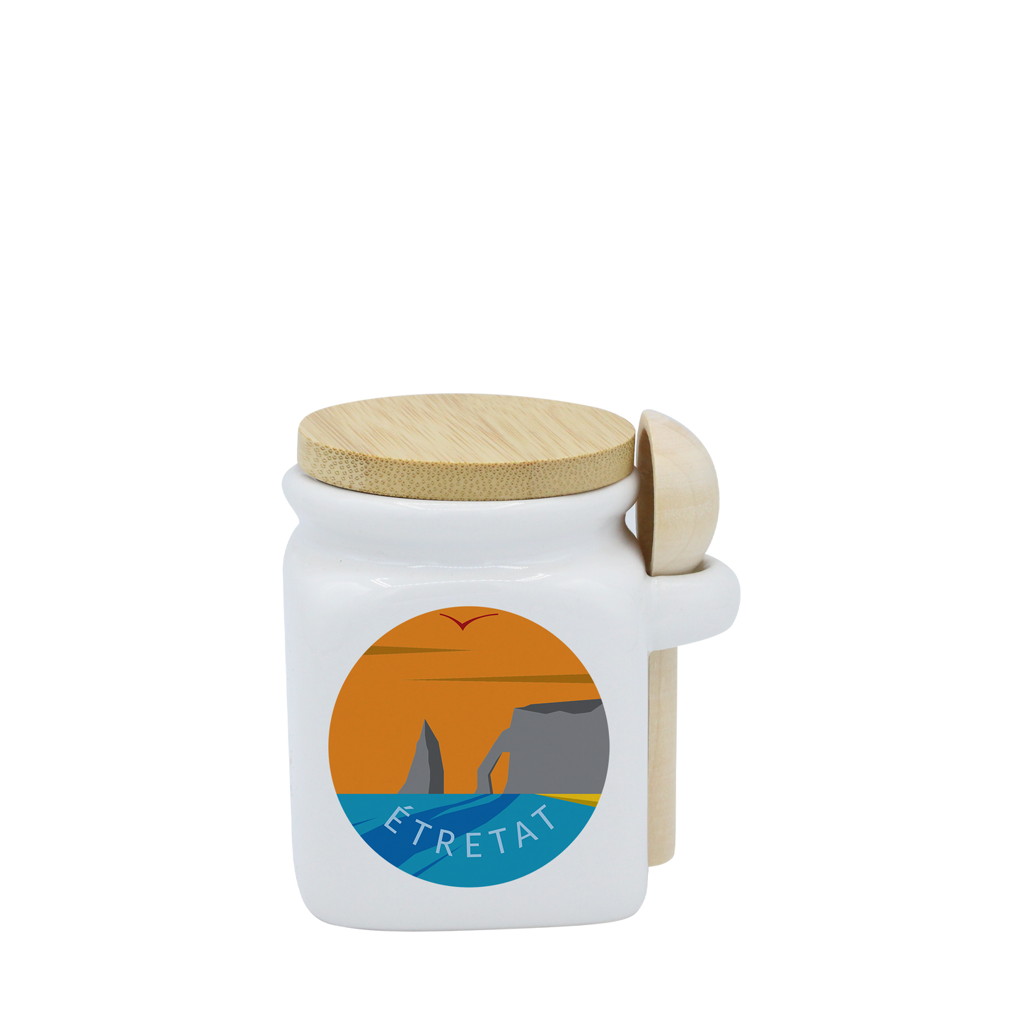 POT BLANC MINI COUV. BAMBOO+CUIL. BOIS-SPECALVA