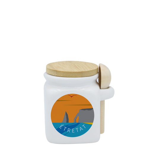 POT BLANC MINI COUV. BAMBOO+CUIL. BOIS-SPECALVA