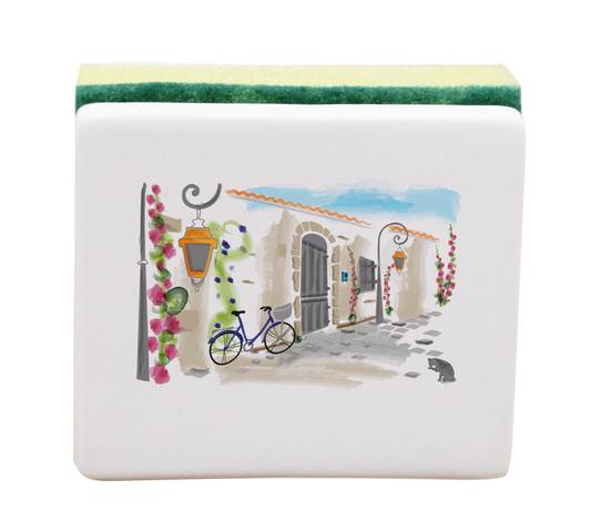 PORTE EPONGE BLANC-RUATL