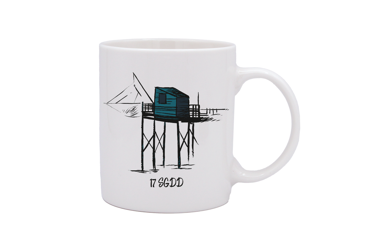 MUG DROIT BLANC-CARBLE17