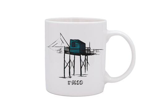MUG DROIT BLANC-CARBLE17