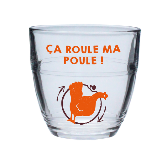VERRE GIGOGNE PM 16cl DURALEX-CA ROULE MA POULE !