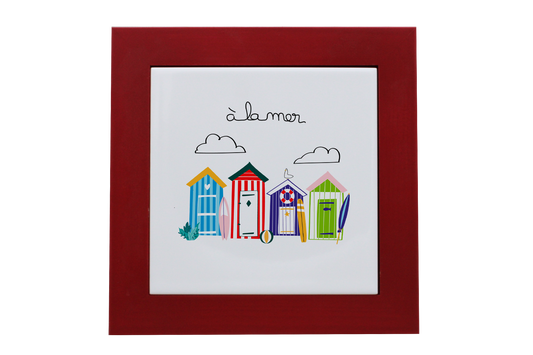 ENTOURAGE BOIS ROUGE-CARREAU FAIENCE 15x15 NU-AL3