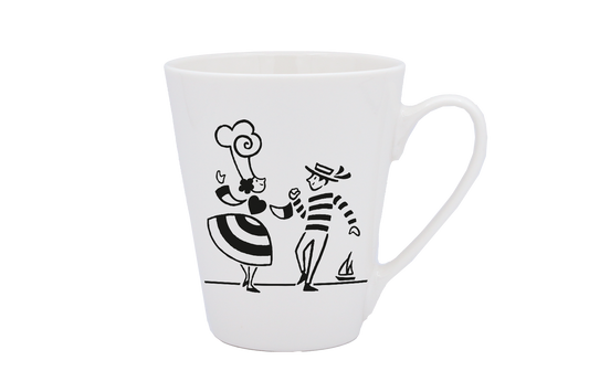 MUG CONIQUE BLANC-LDANS