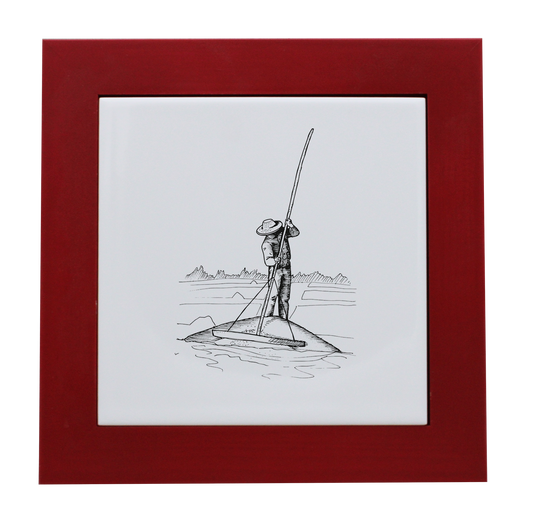 ENTOURAGE BOIS ROUGE-CARREAU FAIENCE 15x15 NU-PALUA