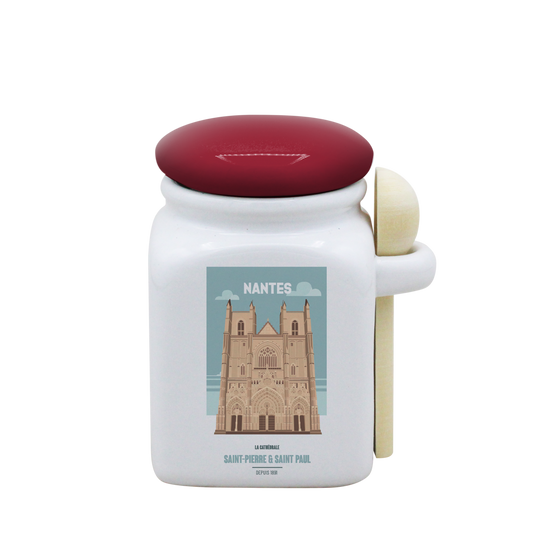 POT BLANC PM COUV. ROUGE+CUIL. BOIS-NTECATHE