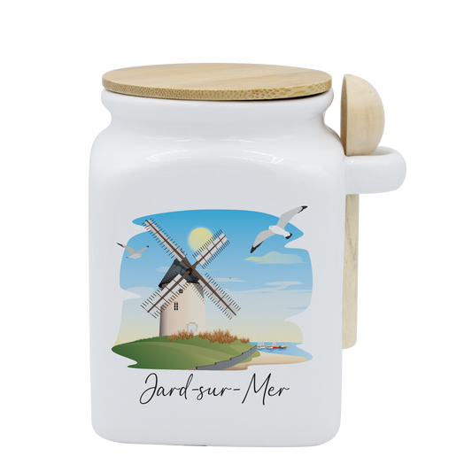 POT BLANC MM COUV. BAMBOO+CUIL. BOIS-JAMEMFD