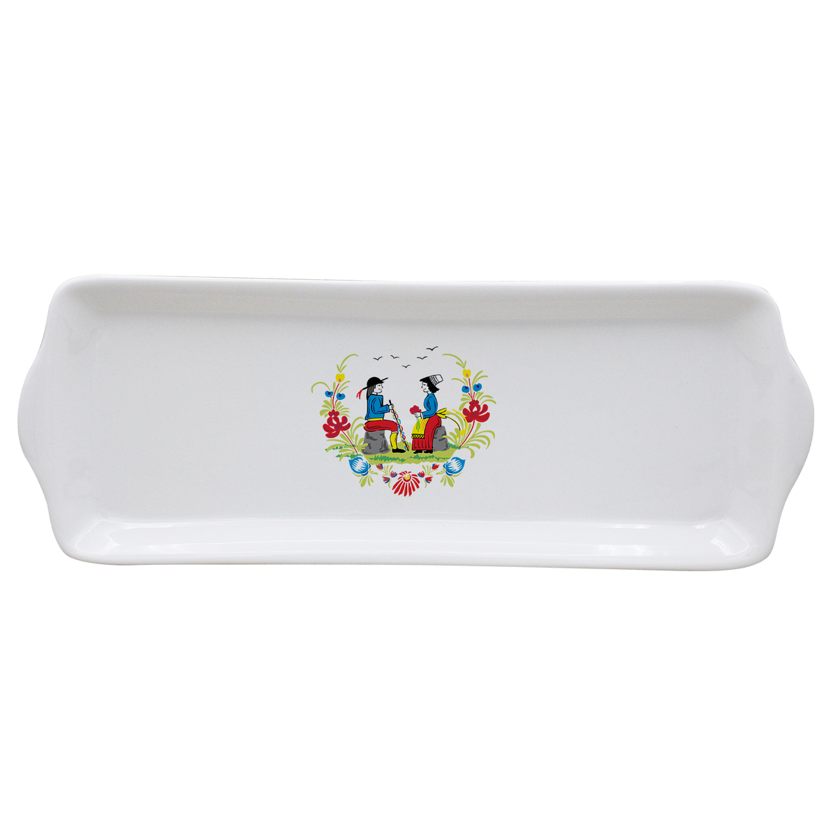 PLAT A CAKE BLANC-RETRO