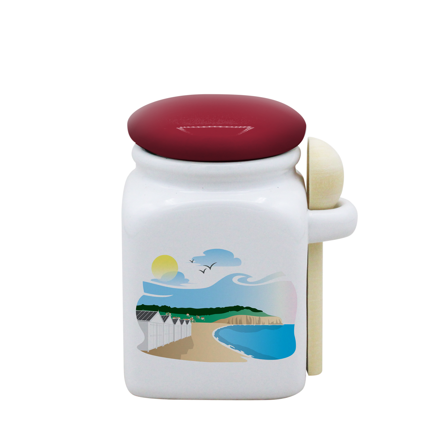 POT BLANC PM COUV. ROUGE+CUIL. BOIS-SPEQUIB