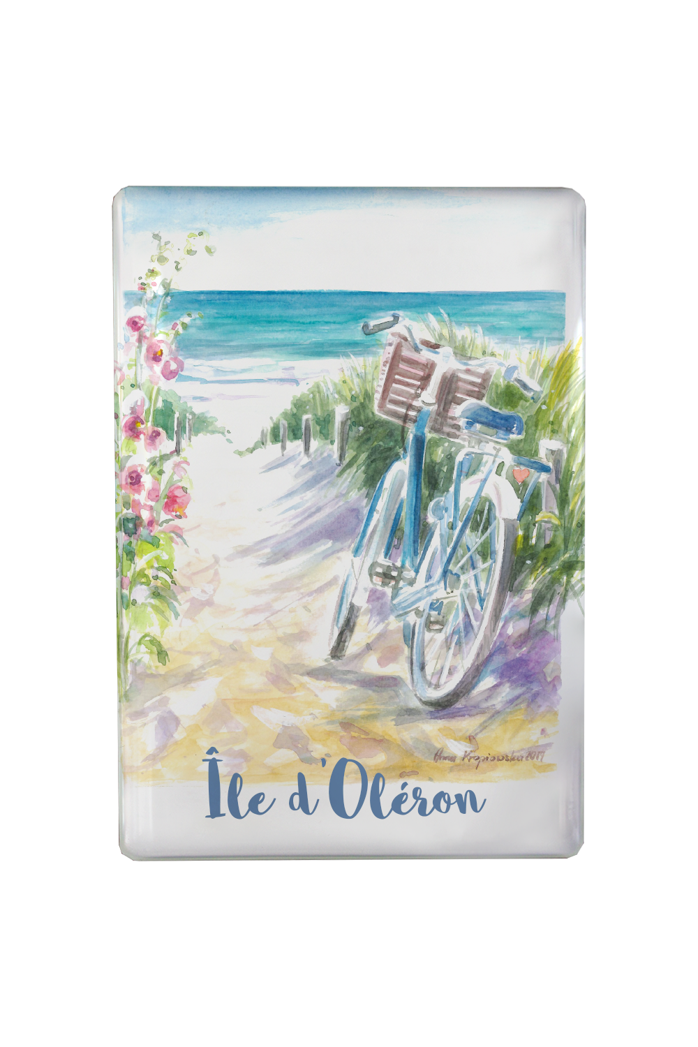 MAGNET OLERON AQUARELLE VELO
