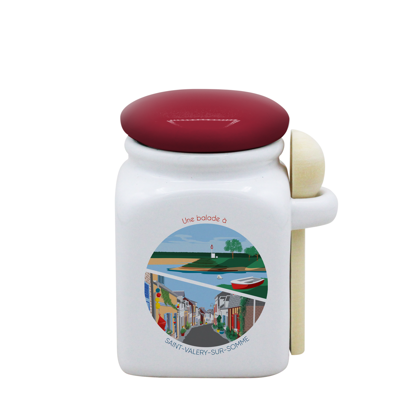 POT BLANC PM COUV. ROUGE+CUIL. BOIS-SPESTVAL