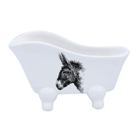BAIGNOIRE BLANCHE - TETE D'ANE