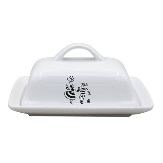 BEURRIER RECTANGLE BLANC-LDANS