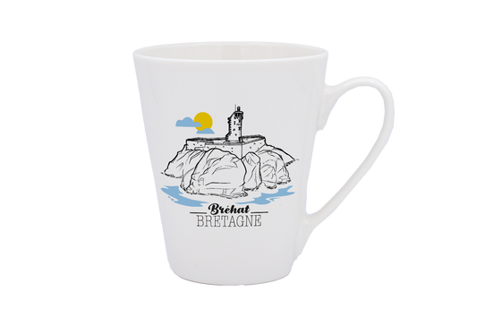 MUG CONIQUE BLANC-BREPAON