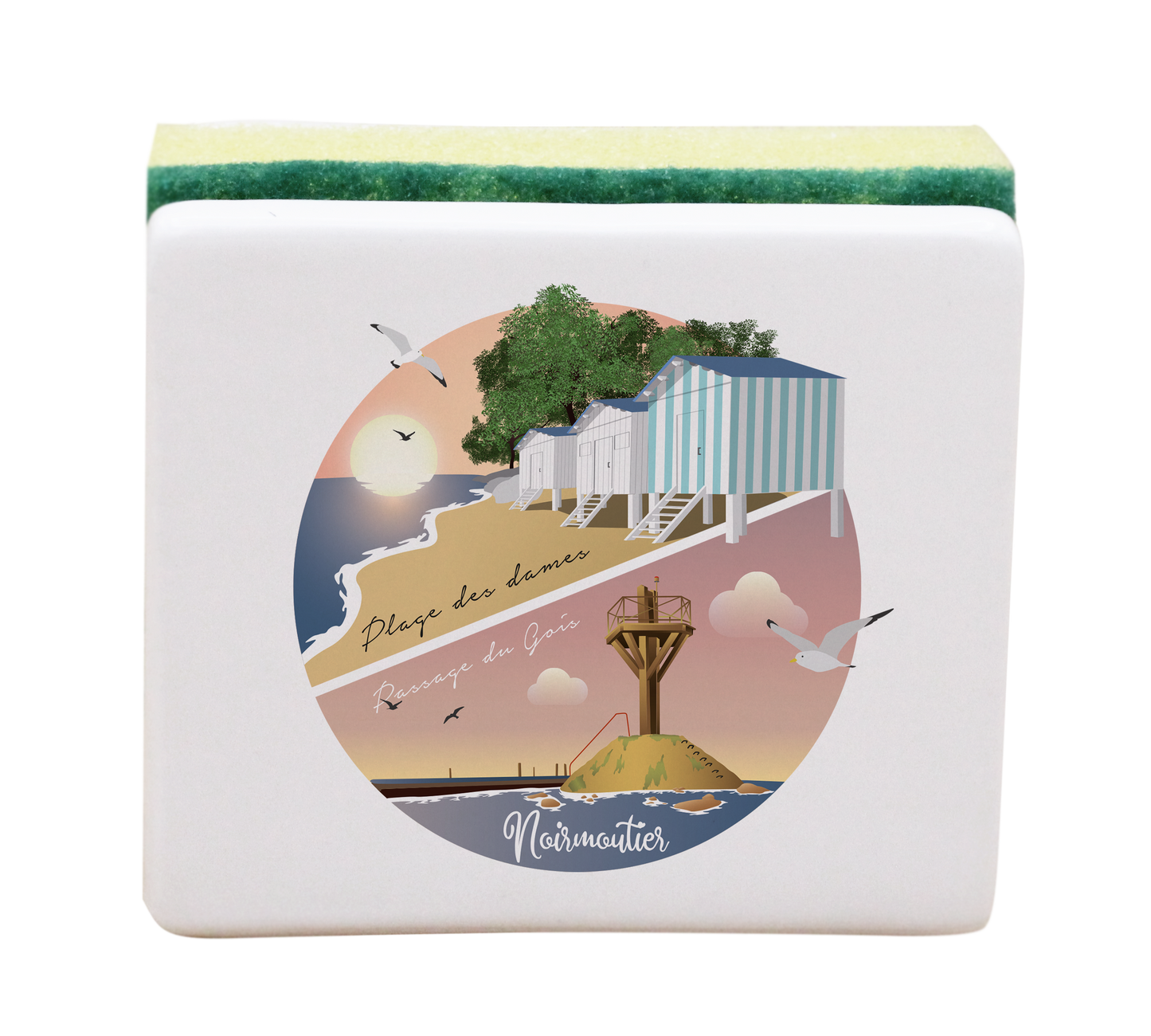 PORTE EPONGE BLANC-PLAPASS