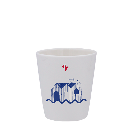 TASSE ESPRESSO BLANCHE S/ANSE - La Petite Emi - Cabines