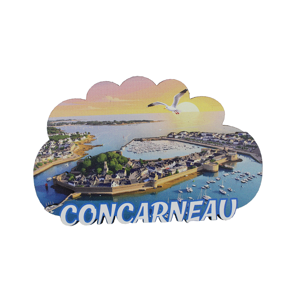 MAGNET CONCARNEAU VUE DU CIEL