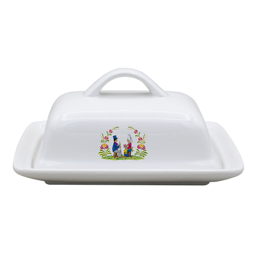 BEURRIER RECTANGLE BLANC-RENOR