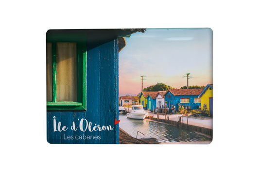 MAGNET OLERON PHOTO CABANES