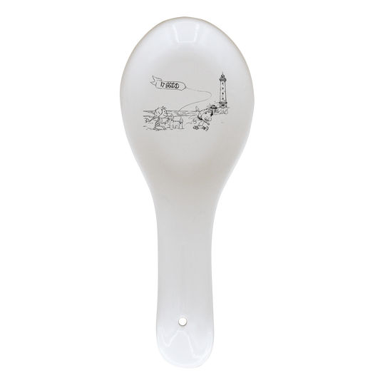 REPOSE CUILLERE BLANC - DESSIN HORIZONTAL ST GEORGES DE DIDONNE SPE BO&BON