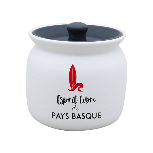 POT BLANC GM COUV. SILICONE GRIS -ESTEBAN4