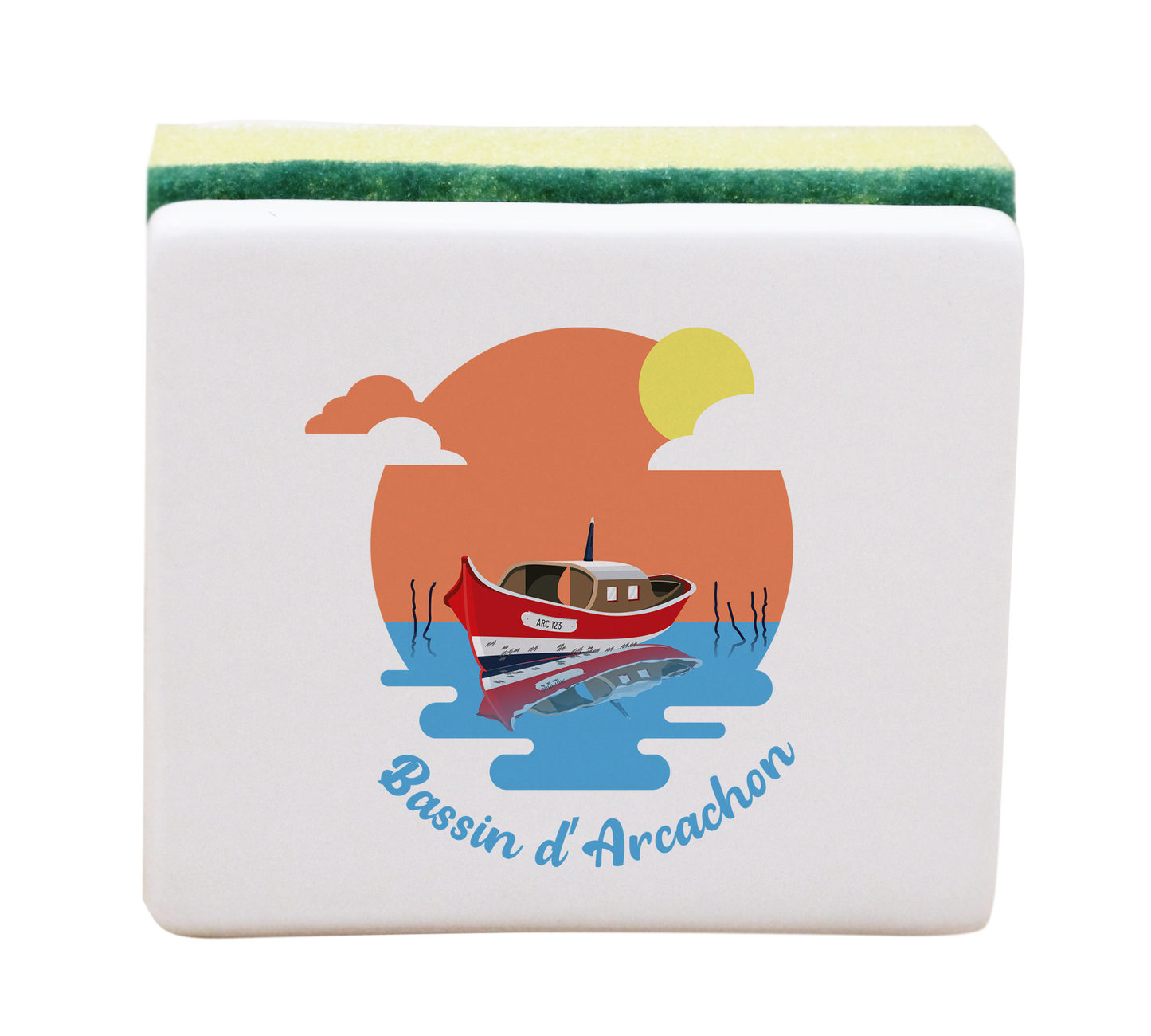 PORTE EPONGE BLANC-BASSINPI