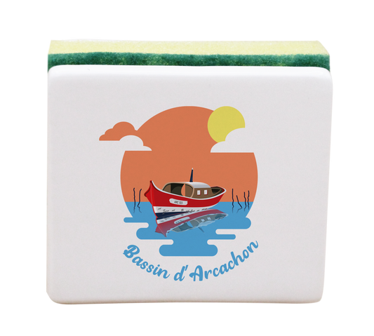 PORTE EPONGE BLANC-BASSINPI