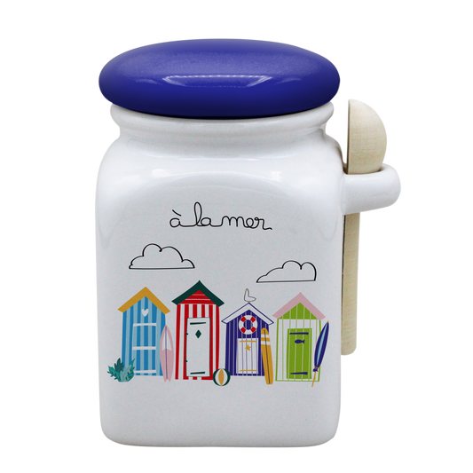 POT BLANC MM COUV. BLEU +CUIL. BOIS-ALM3