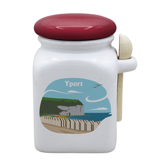 POT BLANC MM COUV. ROUGE+CUIL. BOIS-FYPORT