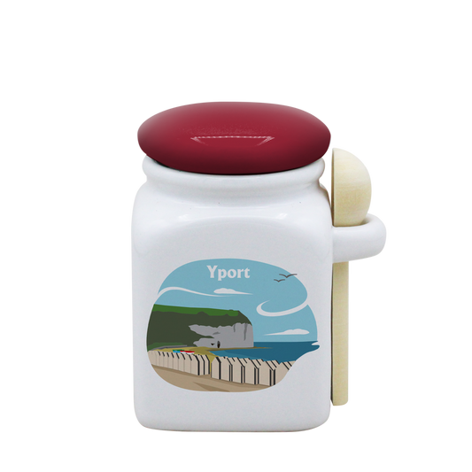 POT BLANC PM COUV. ROUGE+CUIL. BOIS-FYPORT