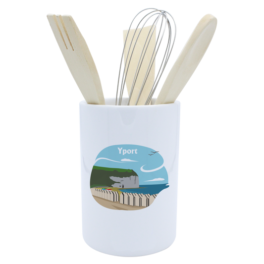 POT A USTENSILES BLANC-FYPORT