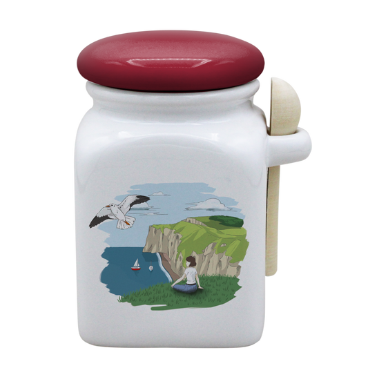 POT BLANC MM COUV. ROUGE+CUIL. BOIS-FALEFIL