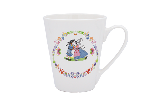 MUG CONIQUE BLANC-BTNER