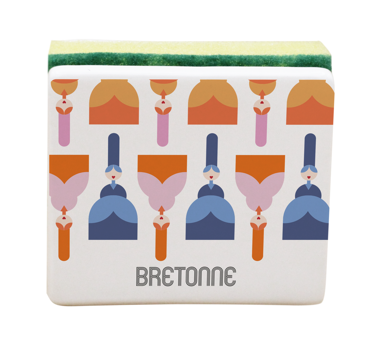 PORTE EPONGE BIGOUDENE 70s