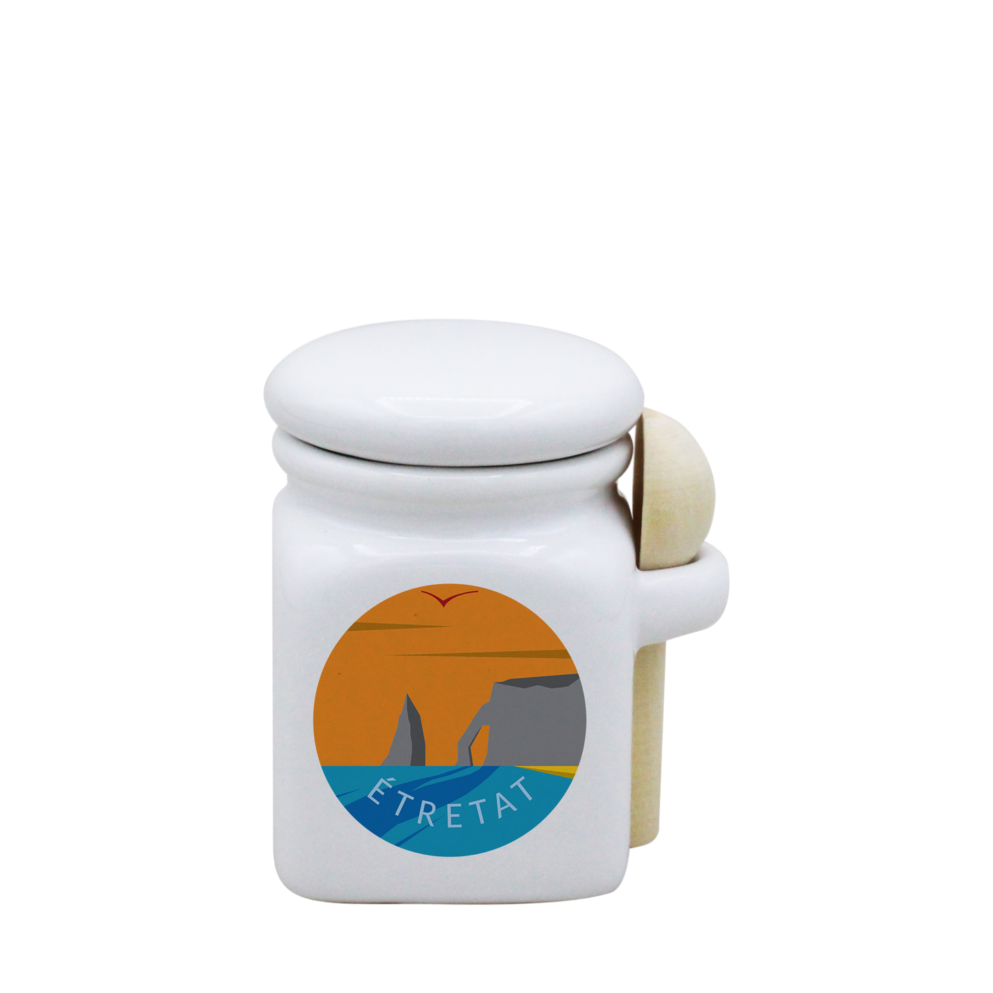 POT BLANC MINI COUV. BLANC+CUIL. BOIS-SPECALVA