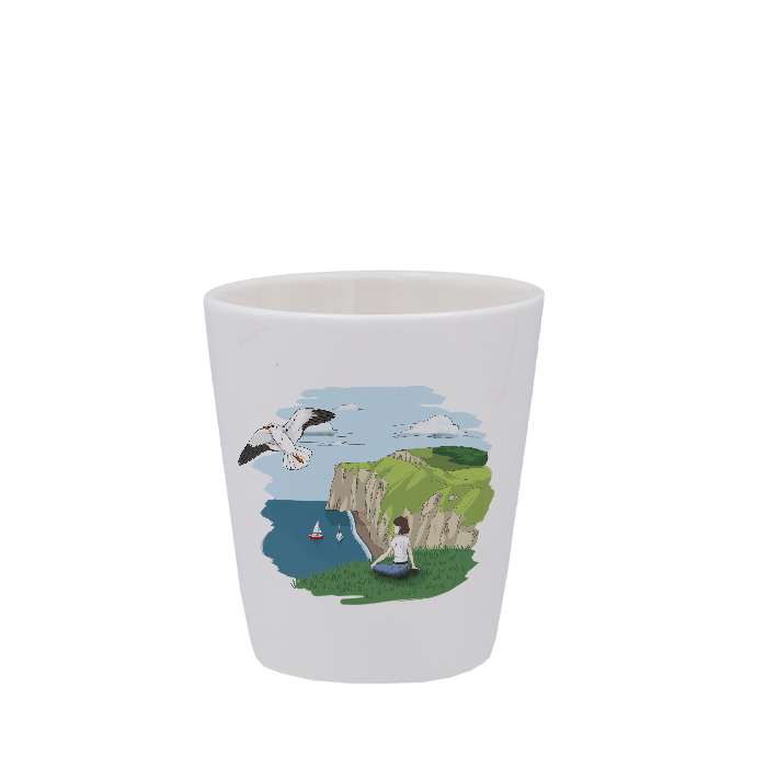 TASSE ESPRESSO BLANCHE S/ANSE-FALEFIL