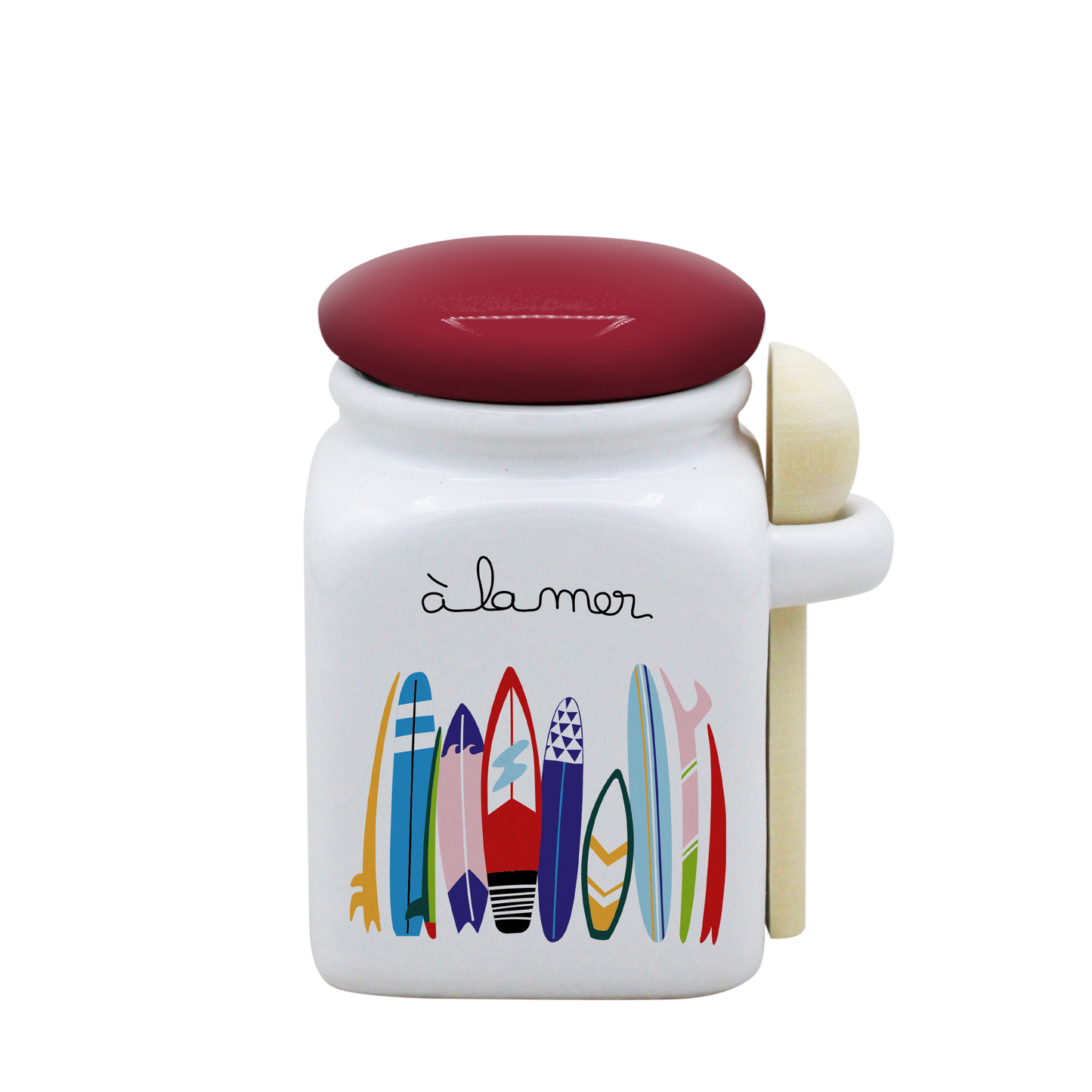 POT BLANC PM COUV. ROUGE+CUIL. BOIS-ALM4