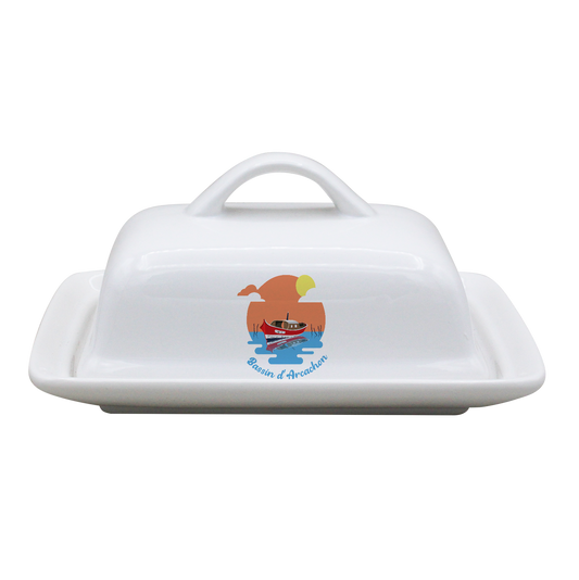 BEURRIER RECTANGLE BLANC-BASSINPI