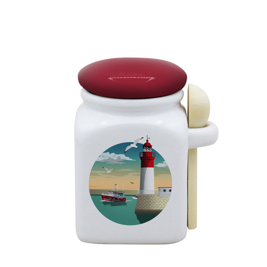 POT BLANC PM COUV. ROUGE+CUIL. BOIS-PHARECHA