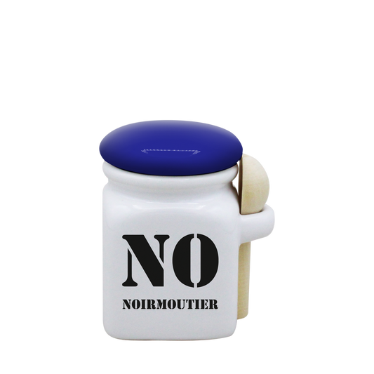 POT BLANC MINI COUV. BLEU+CUIL. BOIS-NOIRNO