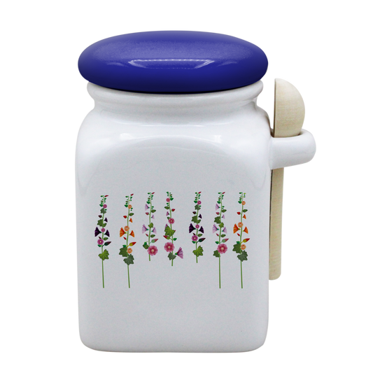POT BLANC MM COUV. BLEU +CUIL. BOIS-ROTRE