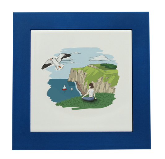 ENTOURAGE BOIS CYAN-CARREAU FAIENCE 15x15 NU-FALEFIL