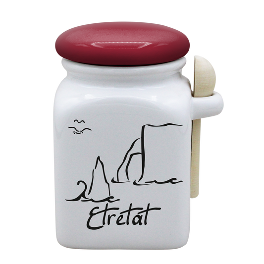 POT BLANC MM COUV. ROUGE+CUIL. BOIS-ETRETF