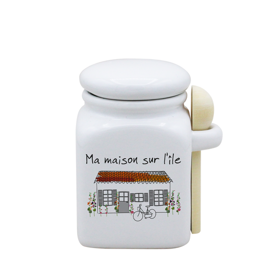 POT BLANC PM COUV. BLANC+CUIL. BOIS-MMASI