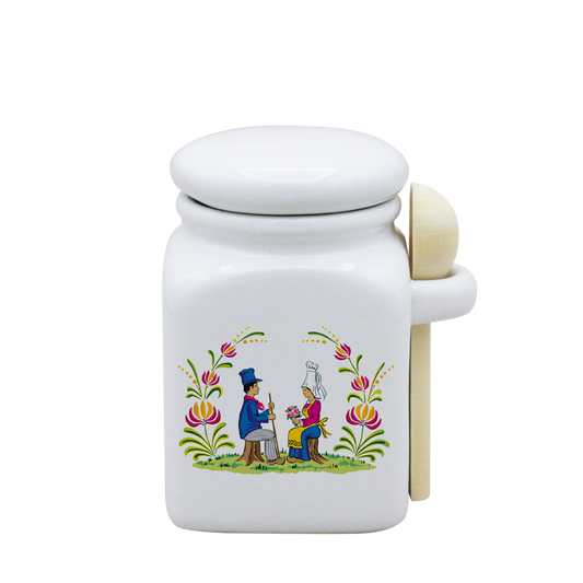 POT BLANC PM COUV. BLANC+CUIL. BOIS-RENOR